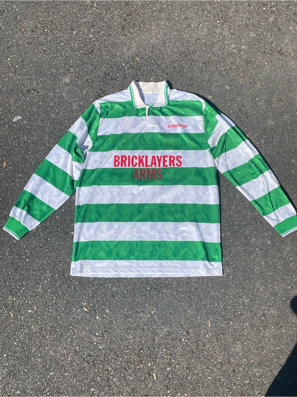 Rare Vintage English Sunday League Football Jersey Size Medium